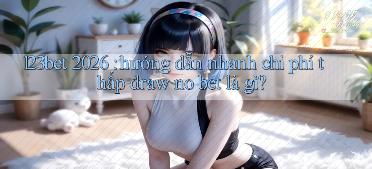123bet 2026 hướng dẫn nhanh chi phí thấp draw no bet là gì