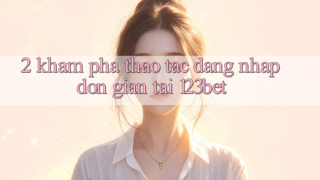 2. Khám Phá Thao tác “Đăng Nhập Đơn giản” Tại 123bet