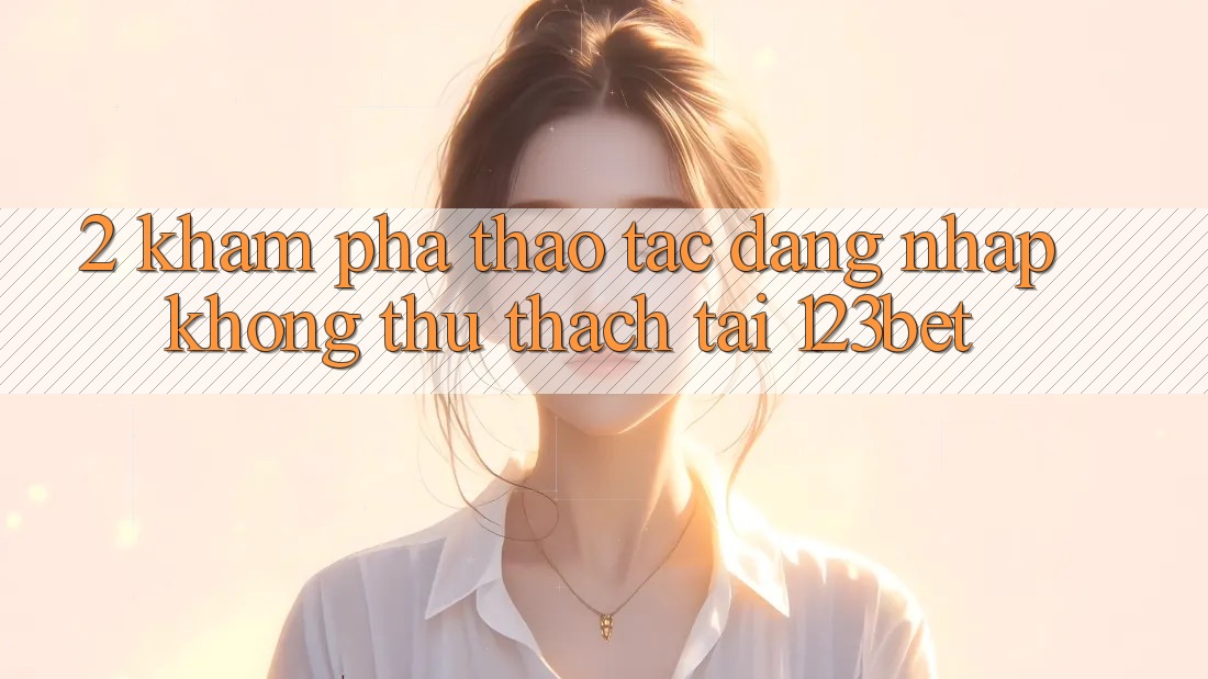 2. Khám Phá Thao tác “Đăng Nhập Không thử thách” Tại 123bet 2. Khám Phá Thao tác “Đăng Nhập Không thử thách” Tại 123bet
