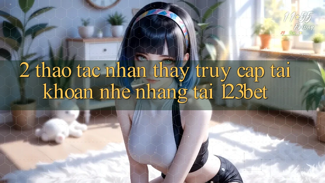 2. Thao tác Nhận thấy “Truy cập tài khoản Nhẹ nhàng” Tại 123bet