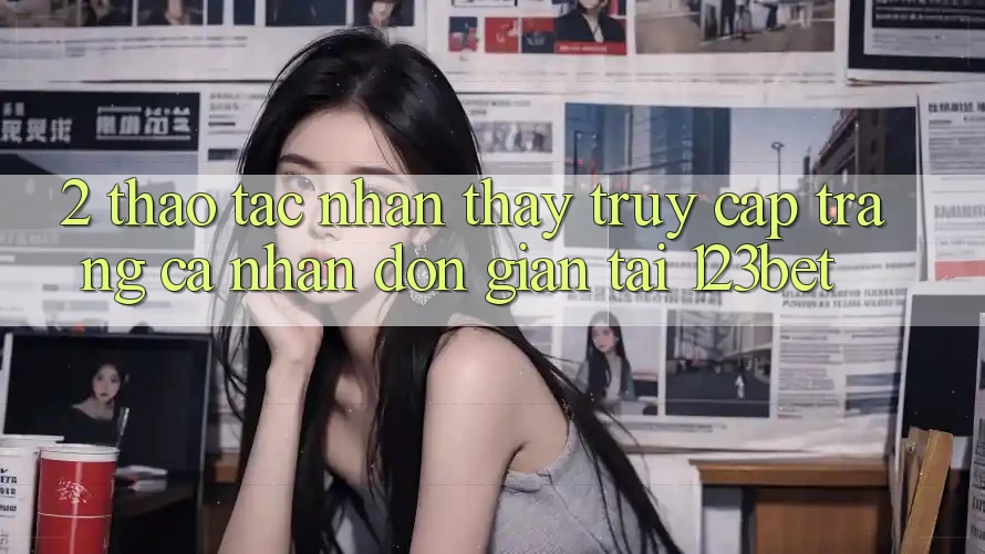 2. Thao tác Nhận thấy “Truy cập trang cá nhân Đơn giản” Tại 123bet