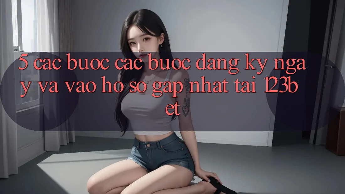 5. Các bước Các Bước Đăng ký ngay Và Vào hồ sơ Gấp Nhất Tại 123bet