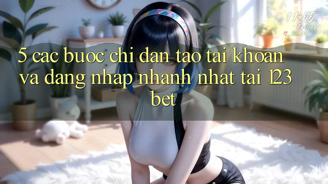 5. Các bước Chỉ dẫn Tạo tài khoản Và Đăng Nhập Nhanh Nhất Tại 123bet