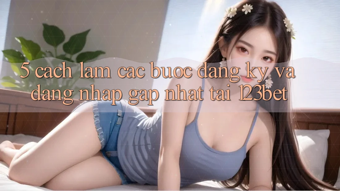 5. Cách làm Các Bước Đăng Ký Và Đăng Nhập Gấp Nhất Tại 123bet