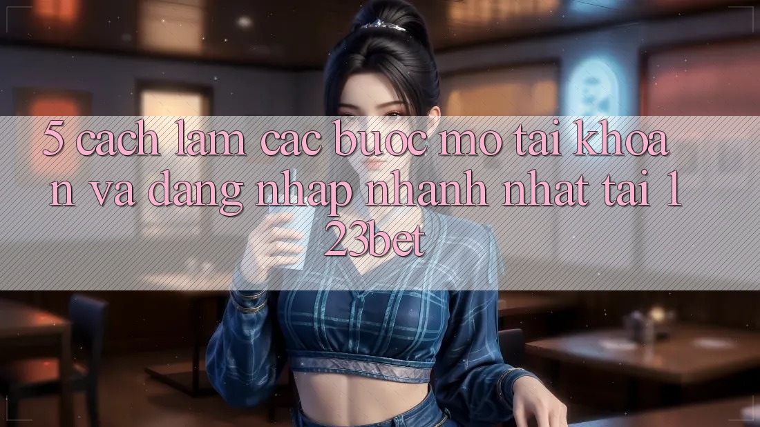 5. Cách làm Các Bước Mở tài khoản Và Đăng Nhập Nhanh Nhất Tại 123bet