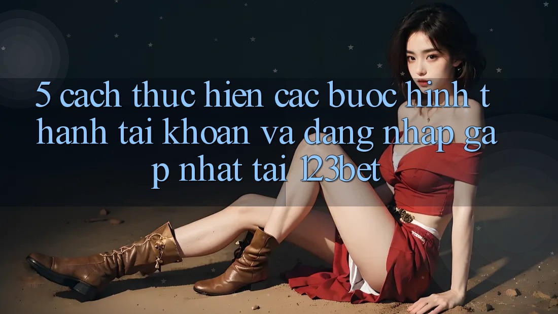 5. Cách thực hiện Các Bước Hình thành tài khoản Và Đăng nhập Gấp Nhất Tại 123bet