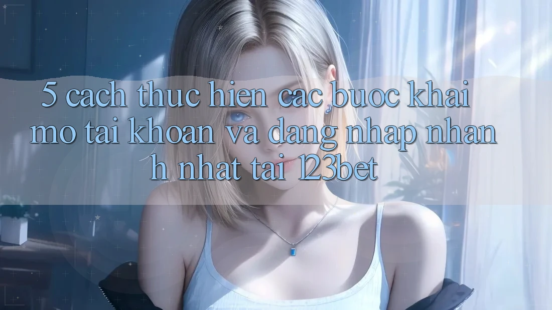 5. Cách thực hiện Các Bước Khai mở tài khoản Và Đăng Nhập Nhanh Nhất Tại 123bet