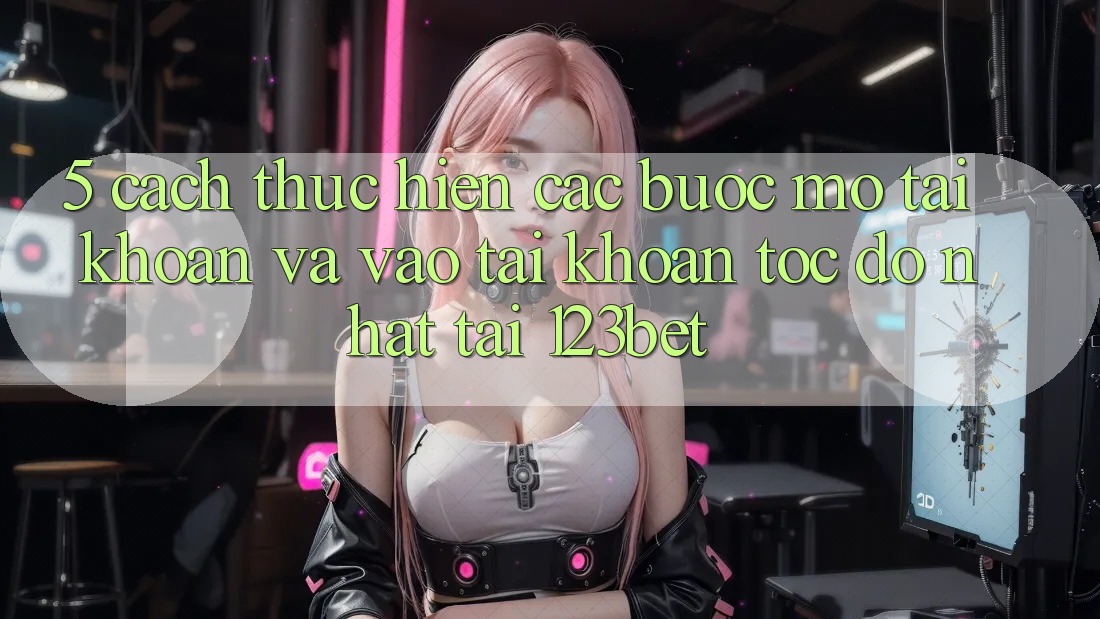 5. Cách thực hiện Các Bước Mở tài khoản Và Vào tài khoản Tốc độ Nhất Tại 123bet