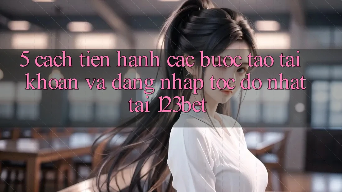 5. Cách tiến hành Các bước Tạo tài khoản Và Đăng Nhập Tốc độ Nhất Tại 123bet 5. Cách tiến hành Các bước Tạo tài khoản Và Đăng Nhập Tốc độ Nhất Tại 123bet