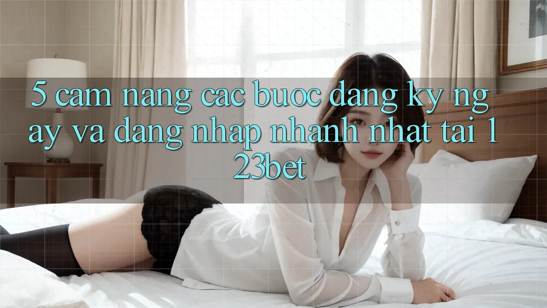 5. Cẩm nang Các Bước Đăng ký ngay Và Đăng Nhập Nhanh Nhất Tại 123bet