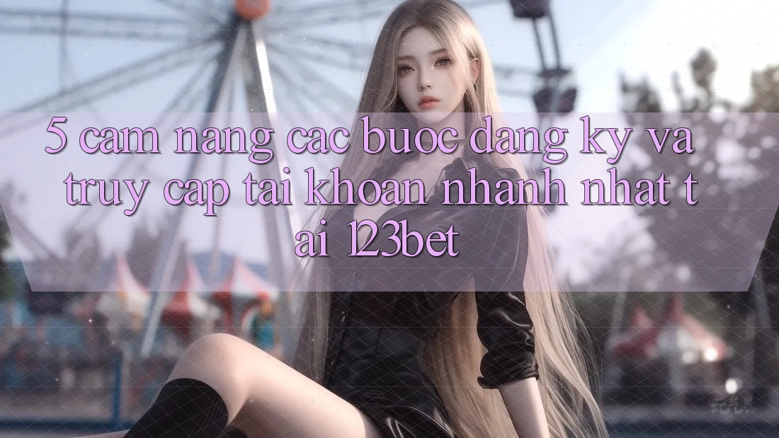 5. Cẩm nang Các Bước Đăng Ký Và Truy cập tài khoản Nhanh Nhất Tại 123bet 5. Cẩm nang Các Bước Đăng Ký Và Truy cập tài khoản Nhanh Nhất Tại 123bet