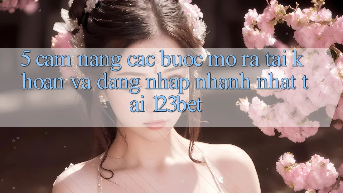 5. Cẩm nang Các Bước Mở ra tài khoản Và Đăng Nhập Nhanh Nhất Tại 123bet