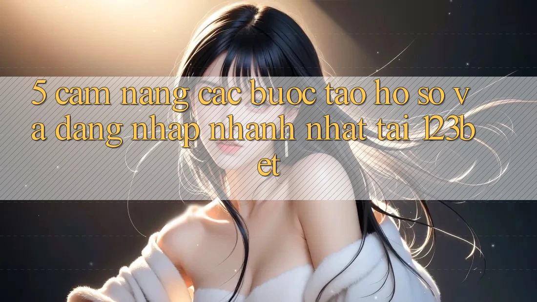 5. Cẩm nang Các Bước Tạo hồ sơ Và Đăng Nhập Nhanh Nhất Tại 123bet