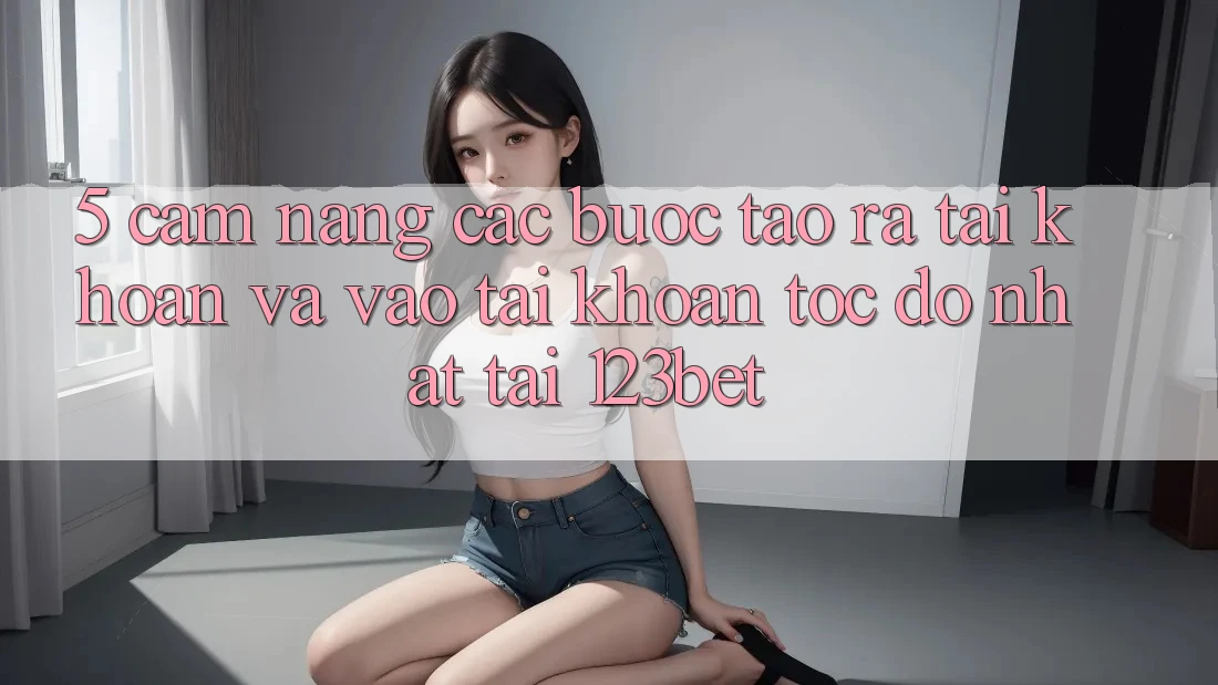 5. Cẩm nang Các Bước Tạo ra tài khoản Và Vào tài khoản Tốc độ Nhất Tại 123bet