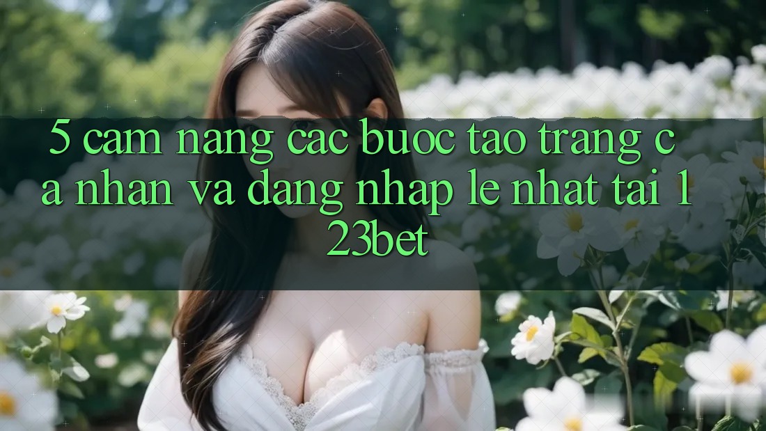 5. Cẩm nang Các Bước Tạo trang cá nhân Và Đăng Nhập Lẹ Nhất Tại 123bet