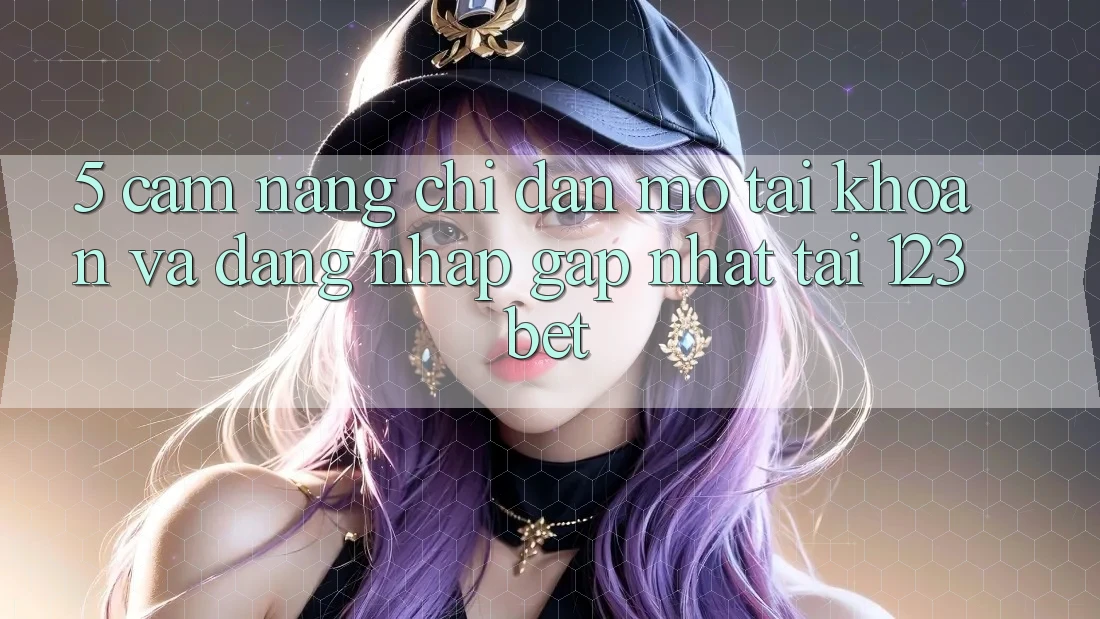 5. Cẩm nang Chỉ dẫn Mở tài khoản Và Đăng Nhập Gấp Nhất Tại 123bet 5. Cẩm nang Chỉ dẫn Mở tài khoản Và Đăng Nhập Gấp Nhất Tại 123bet