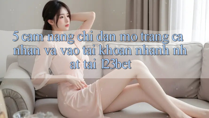 5. Cẩm nang Chỉ dẫn Mở trang cá nhân Và Vào tài khoản Nhanh Nhất Tại 123bet