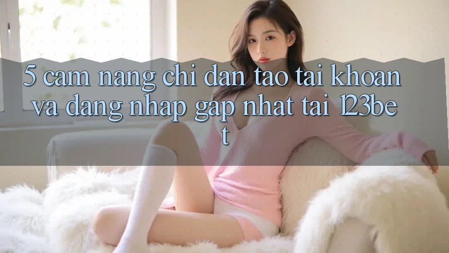 5. Cẩm nang Chỉ dẫn Tạo tài khoản Và Đăng Nhập Gấp Nhất Tại 123bet