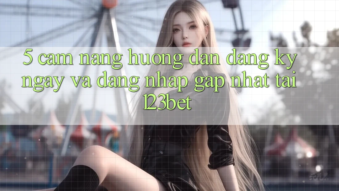 5. Cẩm nang Hướng dẫn Đăng ký ngay Và Đăng Nhập Gấp Nhất Tại 123bet