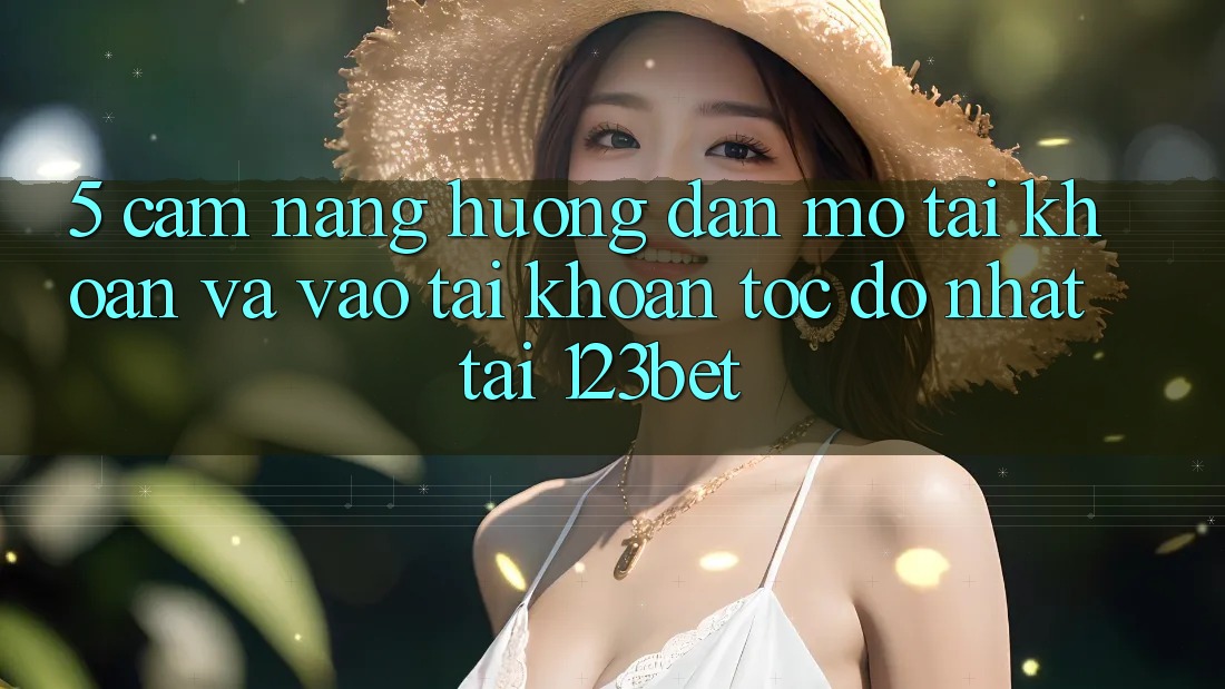 5. Cẩm nang Hướng dẫn Mở tài khoản Và Vào tài khoản Tốc độ Nhất Tại 123bet