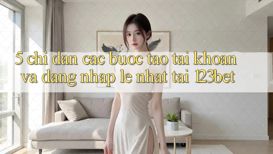 5. Chỉ dẫn Các Bước Tạo tài khoản Và Đăng nhập Lẹ Nhất Tại 123bet