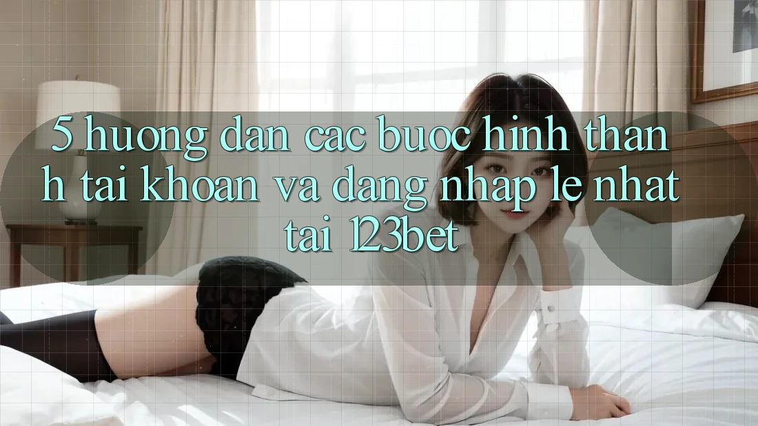 5. Hướng Dẫn Các Bước Hình thành tài khoản Và Đăng Nhập Lẹ Nhất Tại 123bet