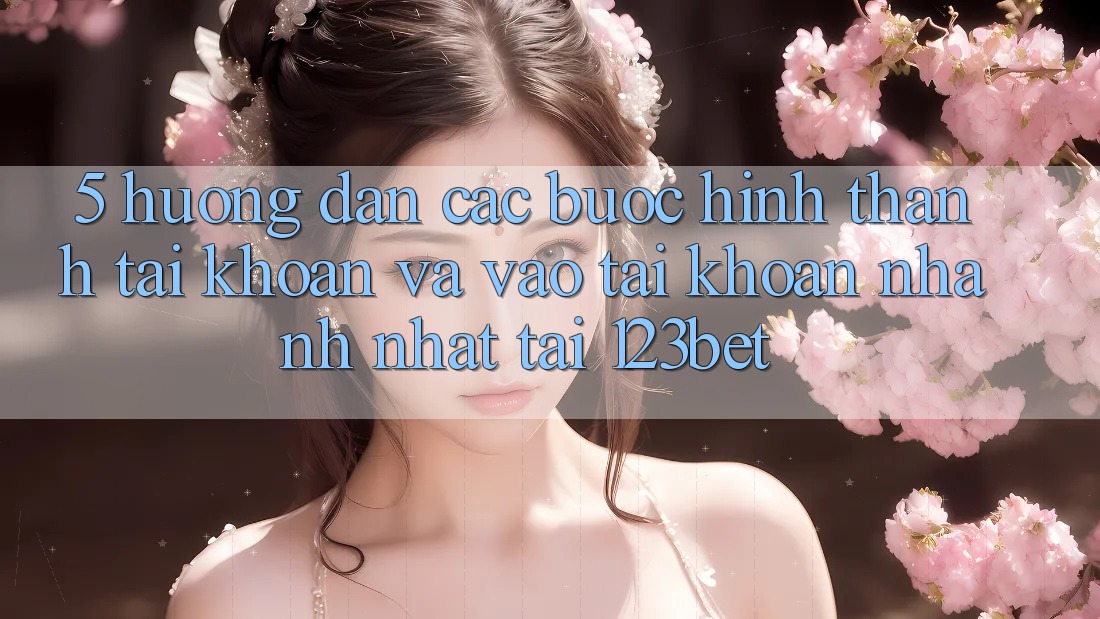 5. Hướng Dẫn Các Bước Hình thành tài khoản Và Vào tài khoản Nhanh Nhất Tại 123bet