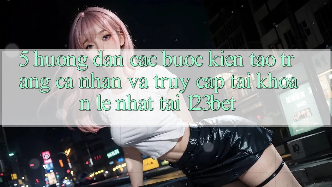 5. Hướng dẫn Các Bước Kiến tạo trang cá nhân Và Truy cập tài khoản Lẹ Nhất Tại 123bet