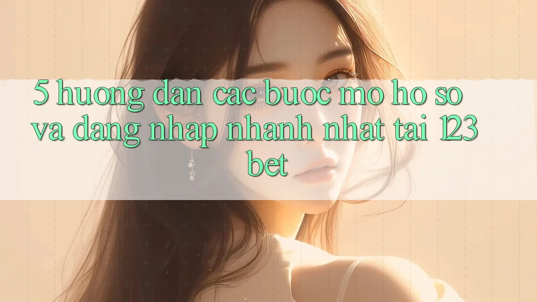 5. Hướng Dẫn Các Bước Mở hồ sơ Và Đăng Nhập Nhanh Nhất Tại 123bet