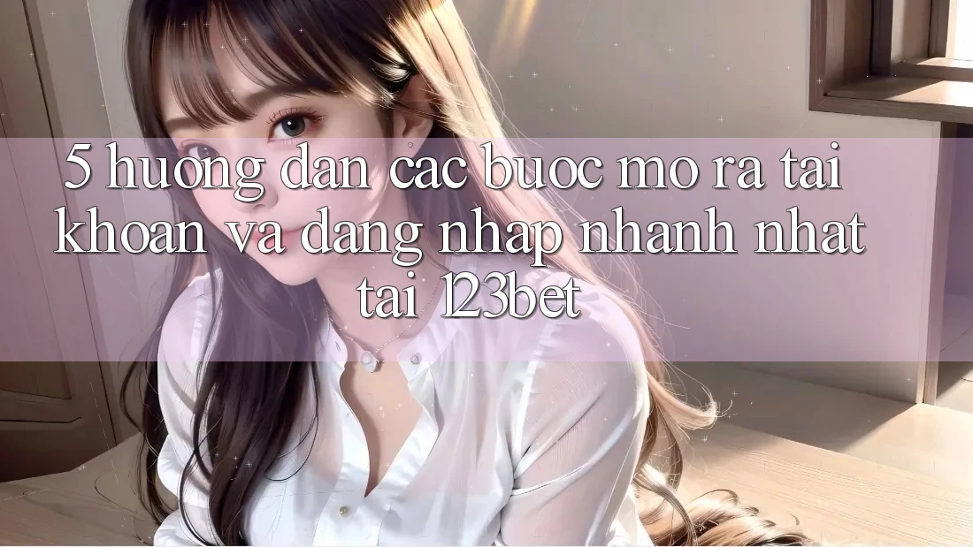 5. Hướng dẫn Các Bước Mở ra tài khoản Và Đăng Nhập Nhanh Nhất Tại 123bet 5. Hướng dẫn Các Bước Mở ra tài khoản Và Đăng Nhập Nhanh Nhất Tại 123bet