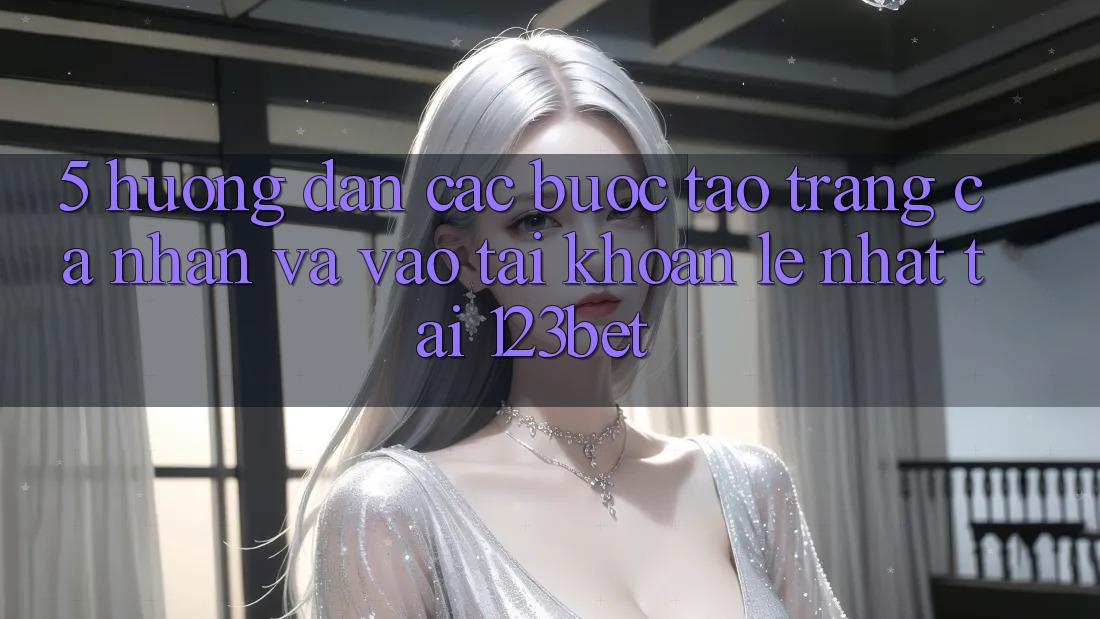 5. Hướng Dẫn Các Bước Tạo trang cá nhân Và Vào tài khoản Lẹ Nhất Tại 123bet