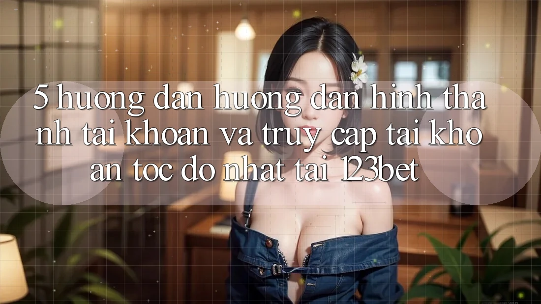 5. Hướng Dẫn Hướng dẫn Hình thành tài khoản Và Truy cập tài khoản Tốc độ Nhất Tại 123bet