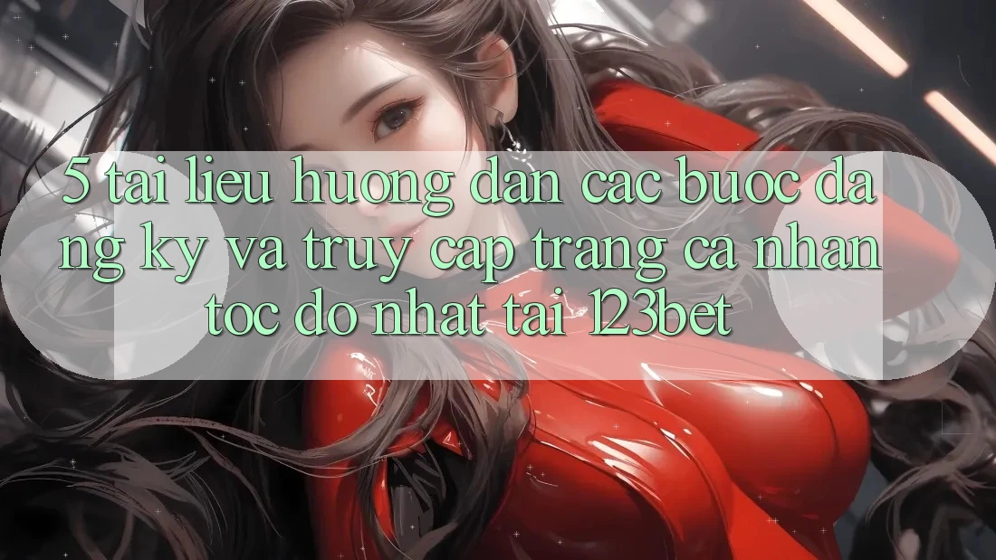 5. Tài liệu hướng dẫn Các Bước Đăng Ký Và Truy cập trang cá nhân Tốc độ Nhất Tại 123bet 5. Tài liệu hướng dẫn Các Bước Đăng Ký Và Truy cập trang cá nhân Tốc độ Nhất Tại 123bet