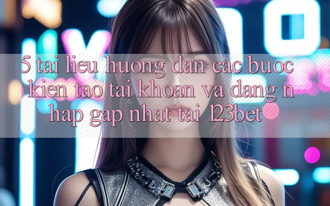 5. Tài liệu hướng dẫn Các Bước Kiến tạo tài khoản Và Đăng Nhập Gấp Nhất Tại 123bet