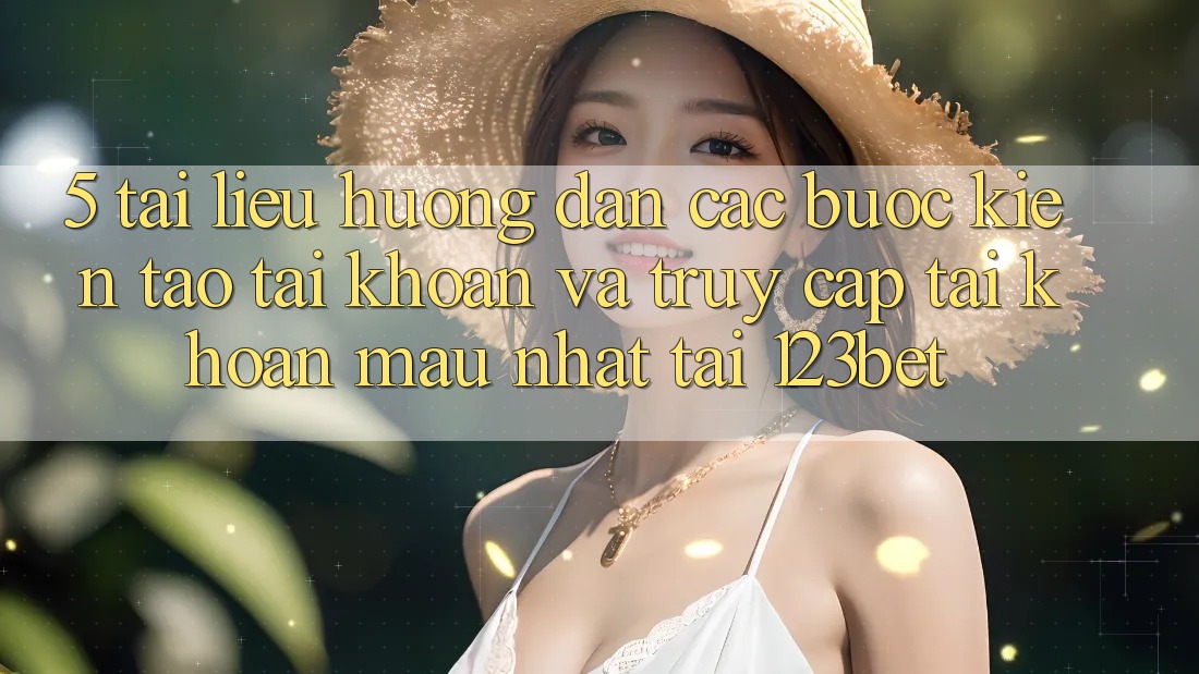 5. Tài liệu hướng dẫn Các Bước Kiến tạo tài khoản Và Truy cập tài khoản Mau Nhất Tại 123bet