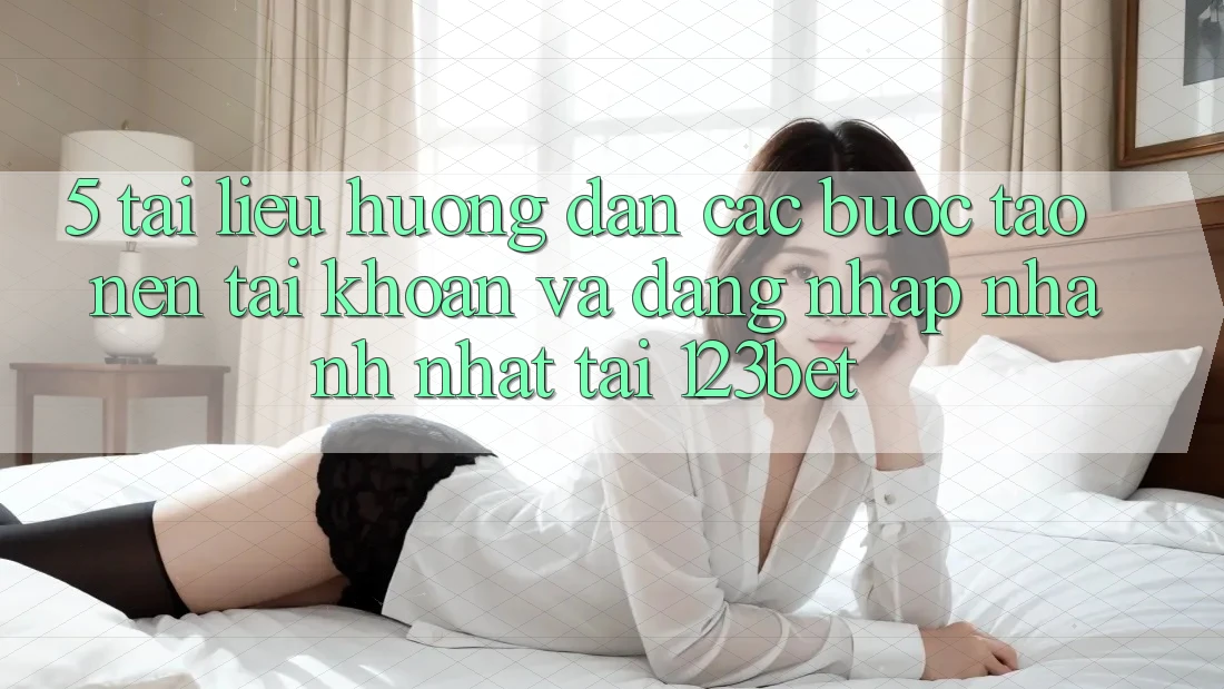 5. Tài liệu hướng dẫn Các Bước Tạo nên tài khoản Và Đăng Nhập Nhanh Nhất Tại 123bet
