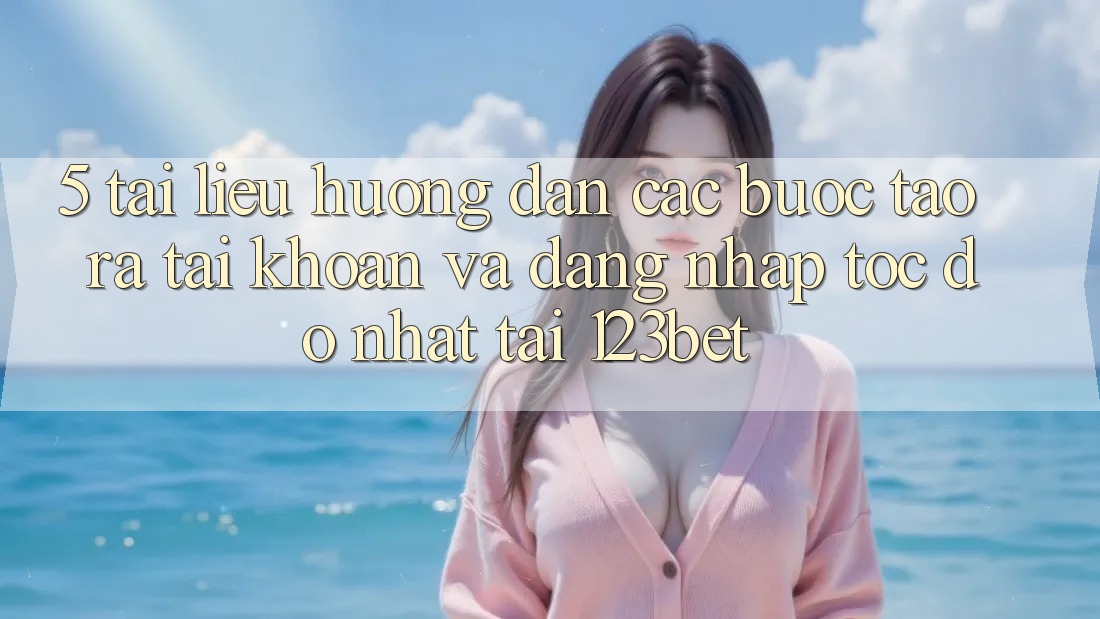 5. Tài liệu hướng dẫn Các Bước Tạo ra tài khoản Và Đăng Nhập Tốc độ Nhất Tại 123bet 5. Tài liệu hướng dẫn Các Bước Tạo ra tài khoản Và Đăng Nhập Tốc độ Nhất Tại 123bet