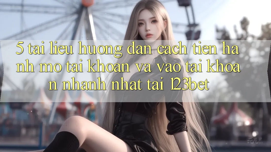 5. Tài liệu hướng dẫn Cách tiến hành Mở tài khoản Và Vào tài khoản Nhanh Nhất Tại 123bet