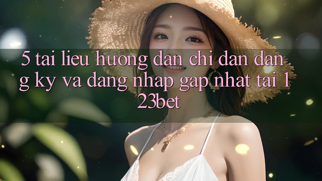5. Tài liệu hướng dẫn Chỉ dẫn Đăng Ký Và Đăng Nhập Gấp Nhất Tại 123bet 5. Tài liệu hướng dẫn Chỉ dẫn Đăng Ký Và Đăng Nhập Gấp Nhất Tại 123bet