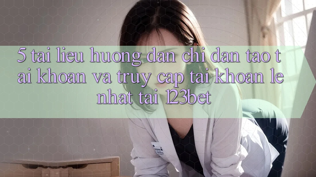 5. Tài liệu hướng dẫn Chỉ dẫn Tạo tài khoản Và Truy cập tài khoản Lẹ Nhất Tại 123bet