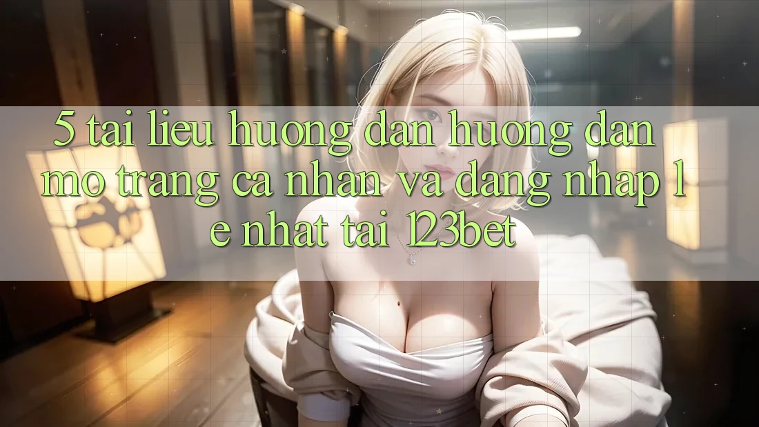 5. Tài liệu hướng dẫn Hướng dẫn Mở trang cá nhân Và Đăng Nhập Lẹ Nhất Tại 123bet