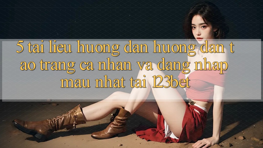 5. Tài liệu hướng dẫn Hướng dẫn Tạo trang cá nhân Và Đăng Nhập Mau Nhất Tại 123bet