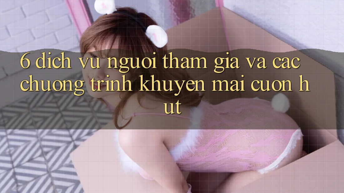 6. Dịch Vụ Người tham gia Và Các Chương Trình Khuyến Mãi Cuốn hút 6. Dịch Vụ Người tham gia Và Các Chương Trình Khuyến Mãi Cuốn hút