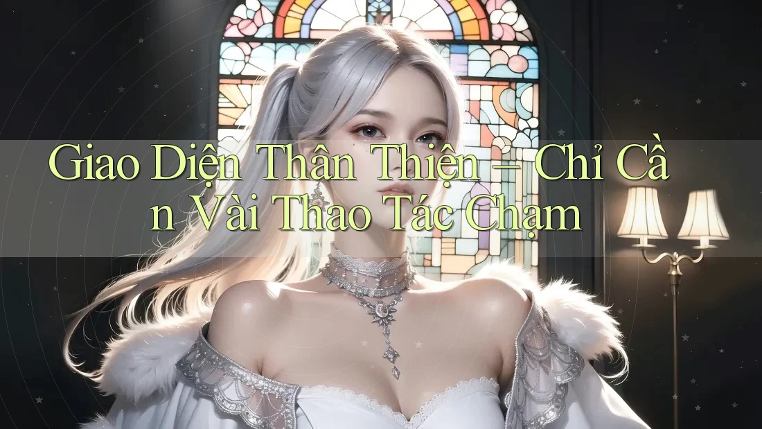 Giao Diện Thân Thiện - Chỉ Cần Vài Thao Tác Chạm Giao Diện Thân Thiện - Chỉ Cần Vài Thao Tác Chạm