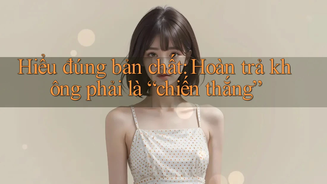 Hiểu đúng bản chất: Hoàn trả không phải là “chiến thắng”