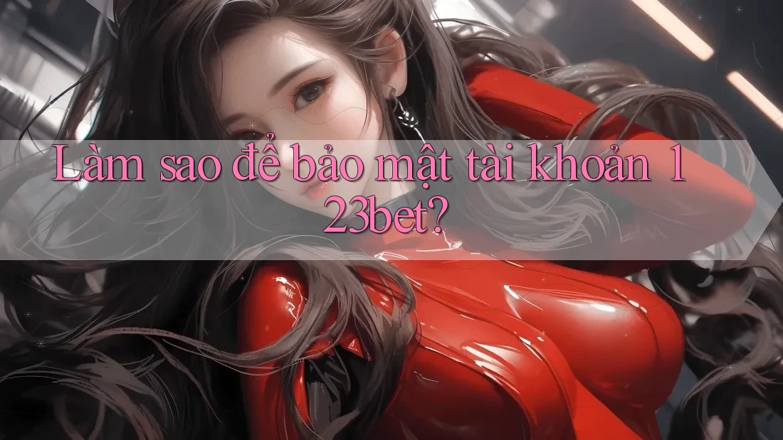 Làm sao để bảo mật tài khoản 123bet?