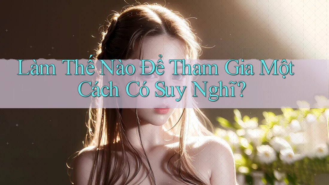 Làm Thế Nào Để Tham Gia Một Cách Có Suy Nghĩ?
