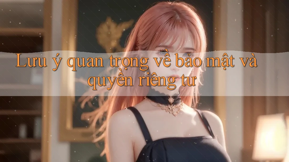 Lưu ý quan trọng về bảo mật và quyền riêng tư