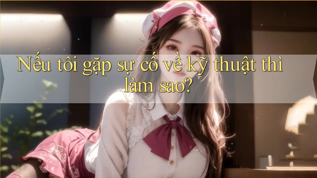 Nếu tôi gặp sự cố về kỹ thuật thì làm sao?