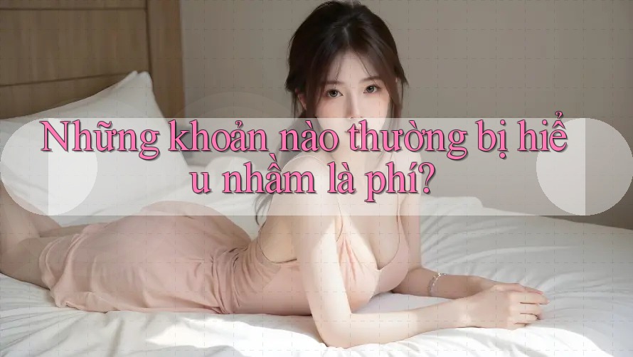 Những khoản nào thường bị hiểu nhầm là phí?